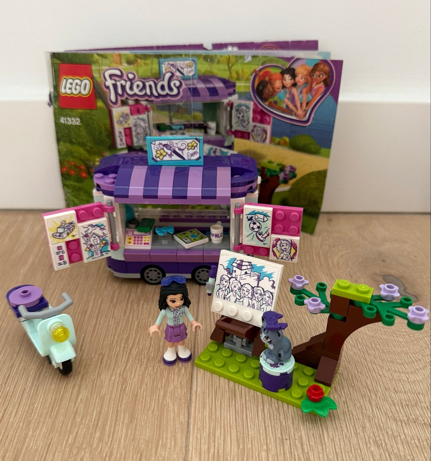 Lego Friends 41332 Emma's Kunstkraam, Ophalen of Verzenden, Zo goed als nieuw