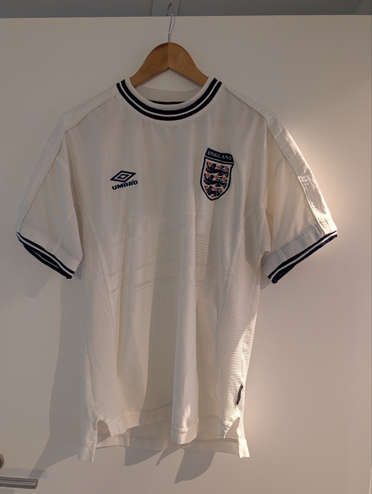Engeland Umbro Voetbalshirt - L, Maat 52/54 (L), Wit, Ophalen of Verzenden, Voetbal