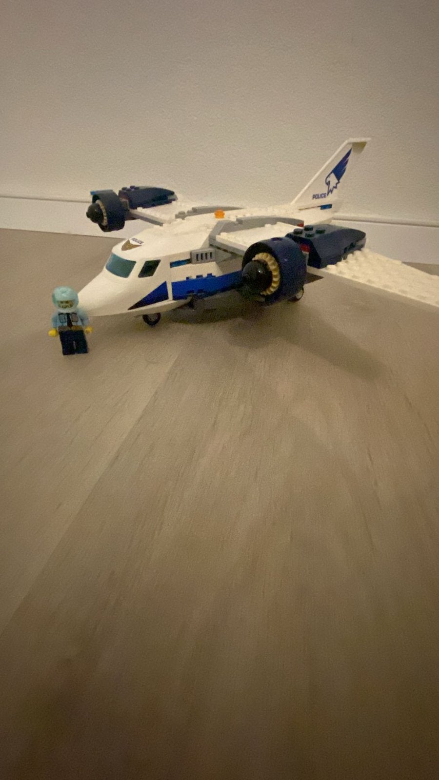 Lego Politie Vliegtuig met Piloot, Kinderen en Baby's, Speelgoed | Duplo en Lego, Ophalen, Gebruikt