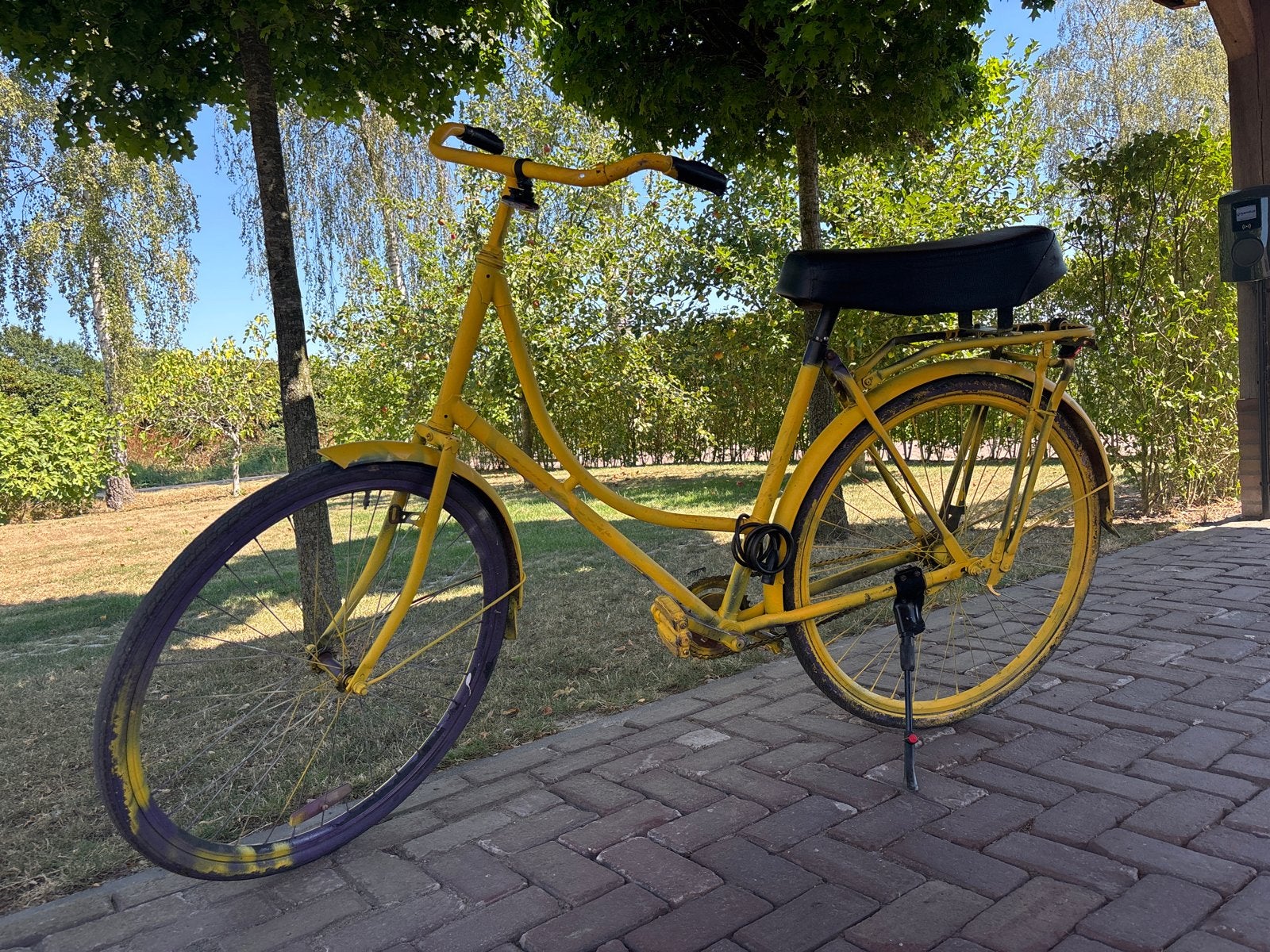 Gele Puch damesfiets, Terugtraprem, Ophalen, Overige merken, 53 tot 56 cm