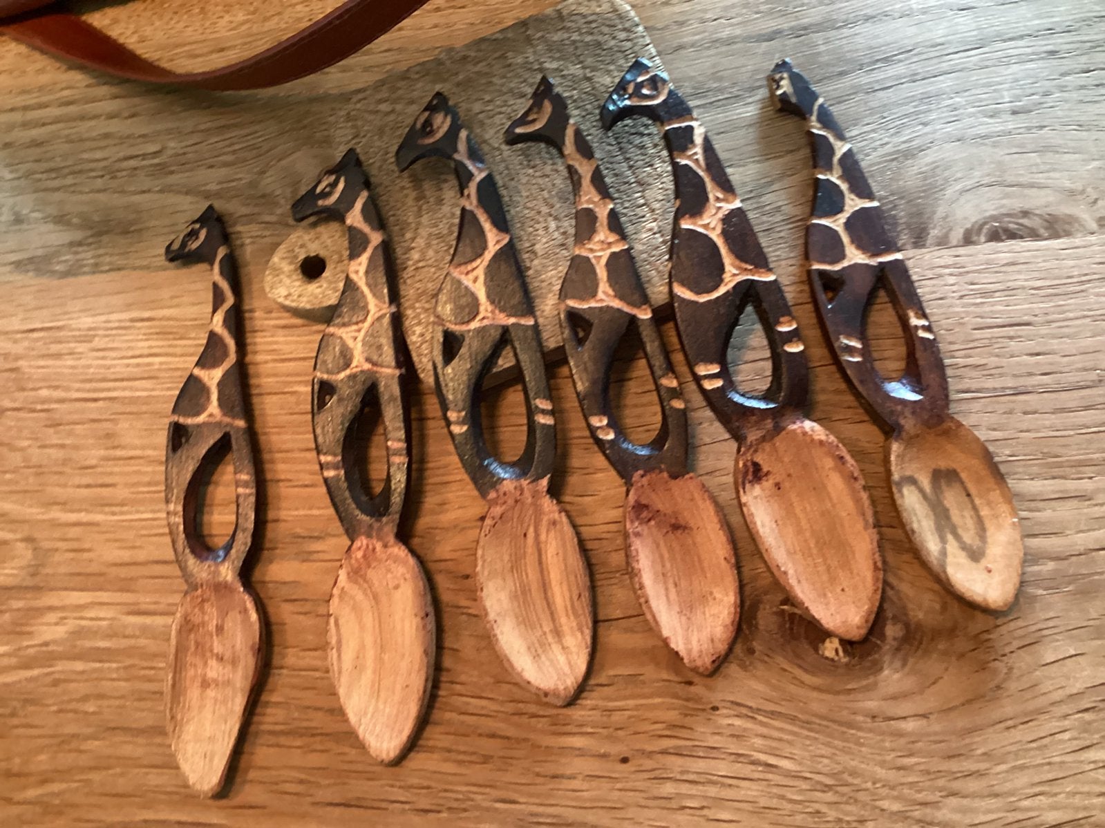 Hout lepeltje Giraf, Verzenden