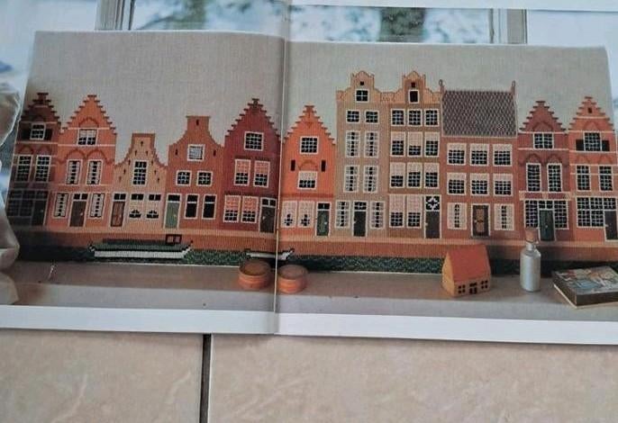 Borduurpatroon Hollandse Grachtenpanden, Ophalen of Verzenden, Patroon