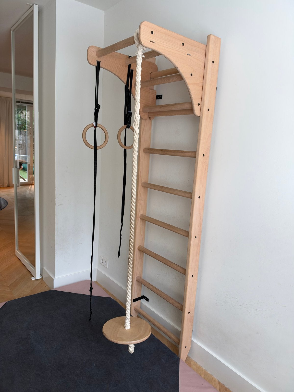 BenchK Klimrek met ringen en klimtouw muur, Kinderen en Baby's, Ophalen, Gebruikt, Overige typen