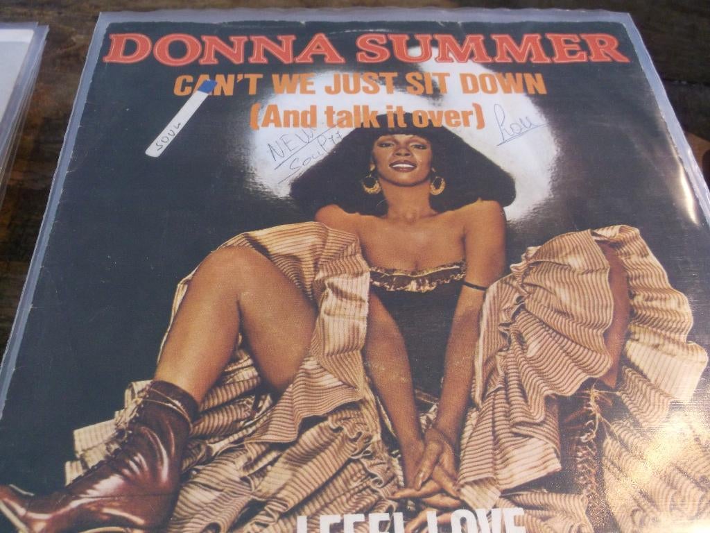 donna summer Can t we just sit down 283, Gebruikt, 7 inch, Single, Ophalen of Verzenden