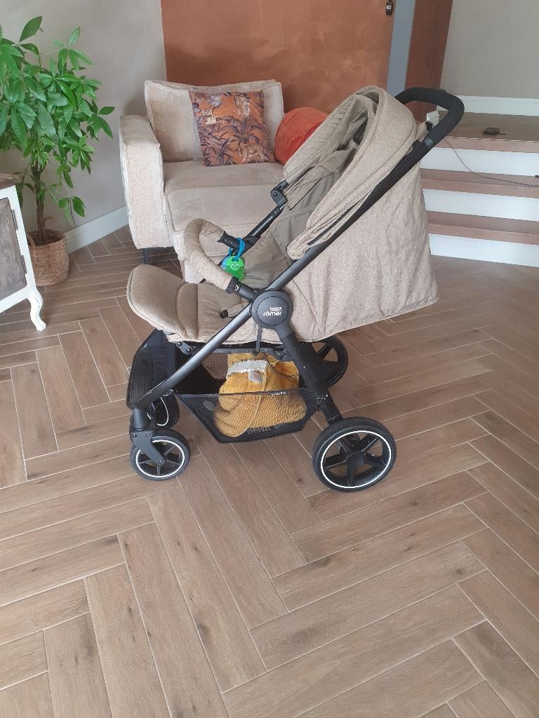 Britax romer kinderwagen/buggy, Overige merken, Zo goed als nieuw, Combiwagen, Verstelbare duwstang
