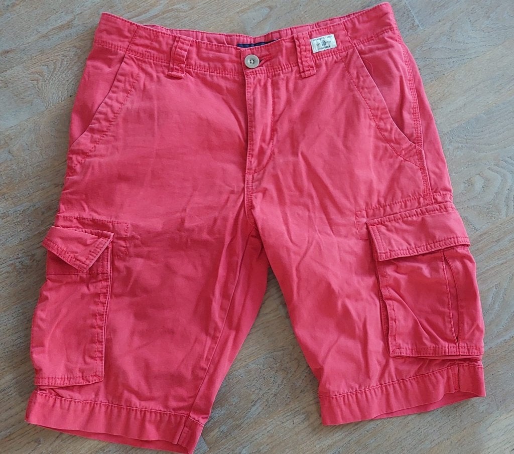 rode korte cargo broek maat M tommy Hilfiger, Maat 48/50 (M), Tommy Hilfiger, Ophalen of Verzenden, Zo goed als nieuw
