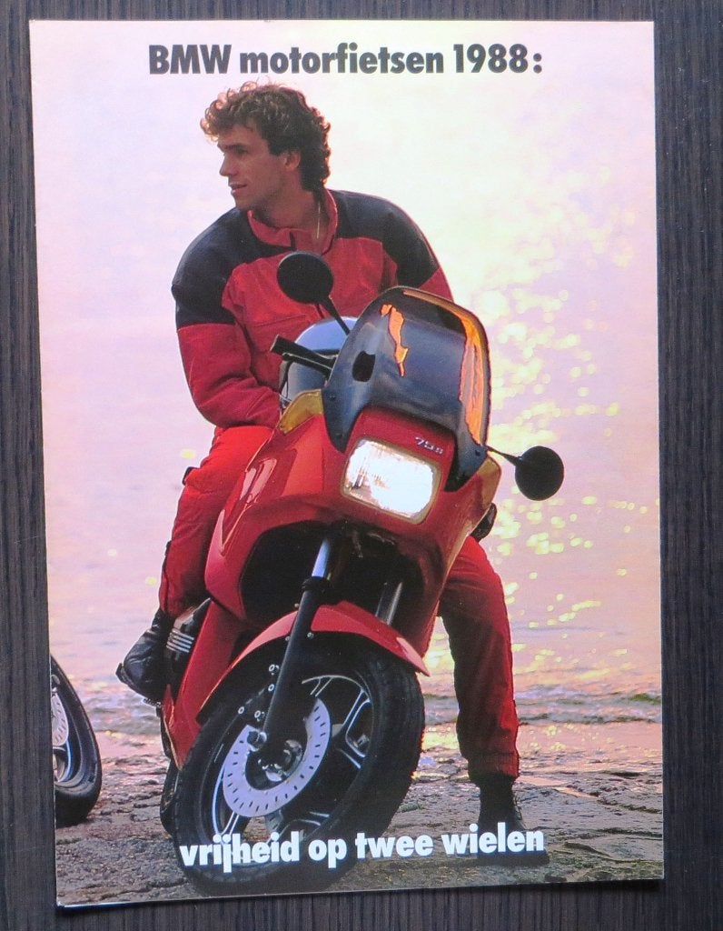 Folder BMW motorfietsen 1988 - 8 blz (Nederlands), Verzenden, BMW