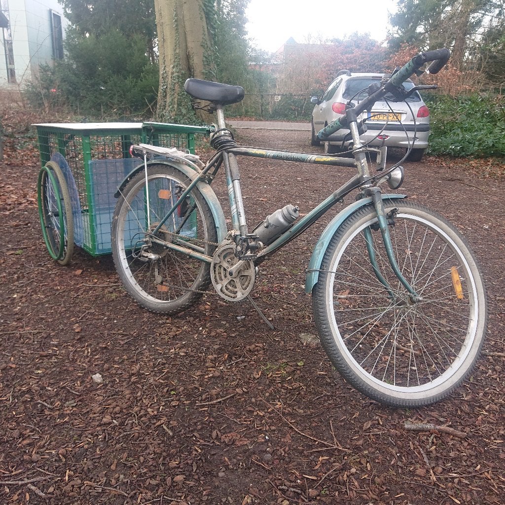 Grote hondenkar voor achter de fiets, Dieren en Toebehoren, Overige merken, Ophalen, Nieuw, Hondenfietskar