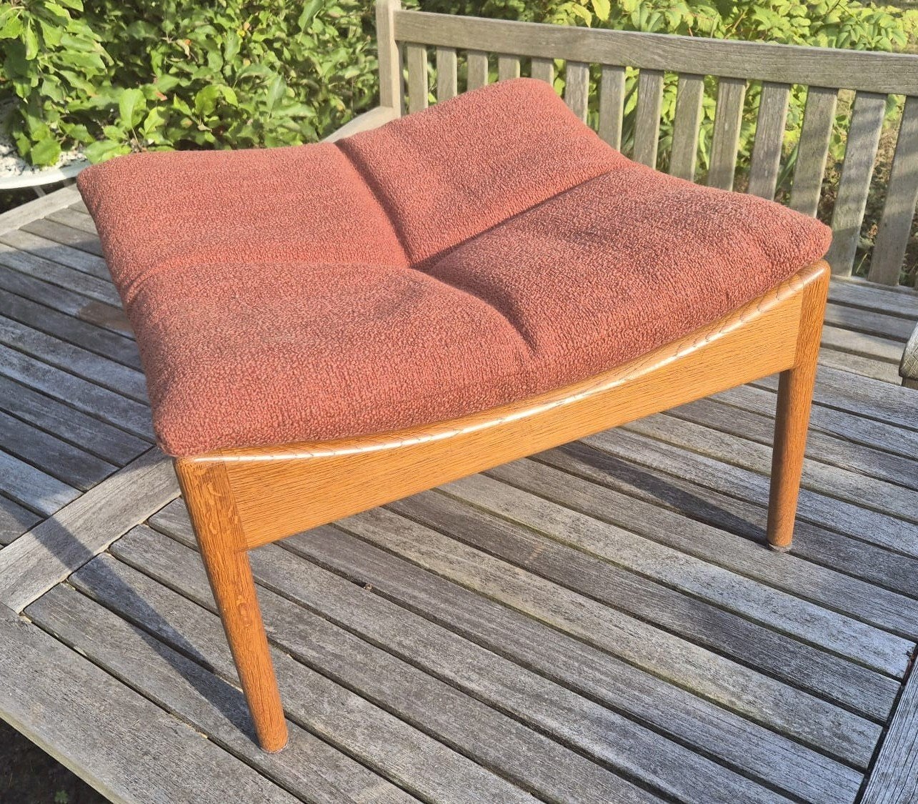 Vintage hocker Soren Willadsen Kristian Solmer Vedel Deens, Huis en Inrichting, Ophalen, Minder dan 75 cm, Minder dan 50 cm