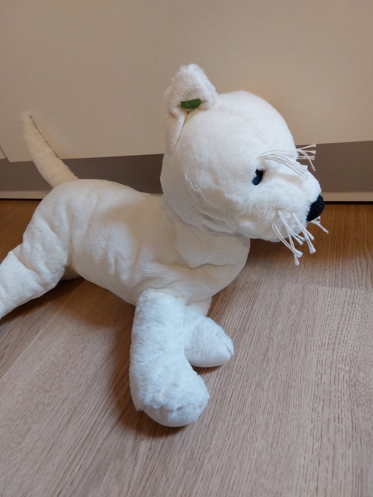 IKEA witte hond knuffel terrier 35 cm, Ophalen of Verzenden, Hond
