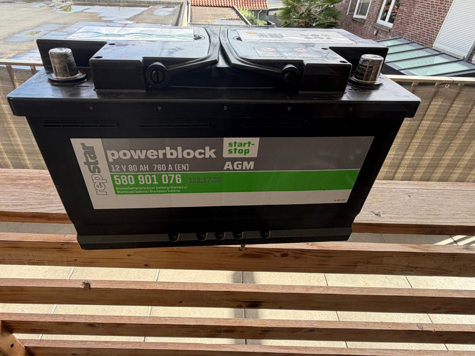 80 Ah-accu met start-stopsysteem