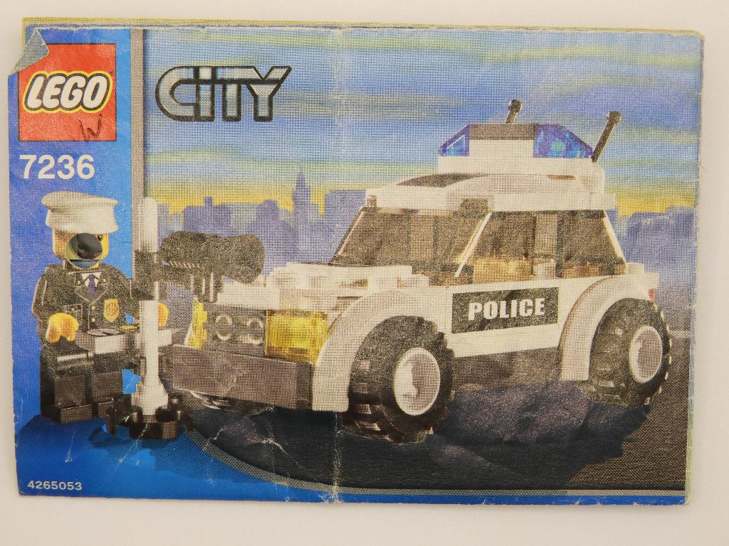 Lego 7236 Police Car, Kinderen en Baby's, Speelgoed | Duplo en Lego, Compleet, Lego, Ophalen of Verzenden, Complete set