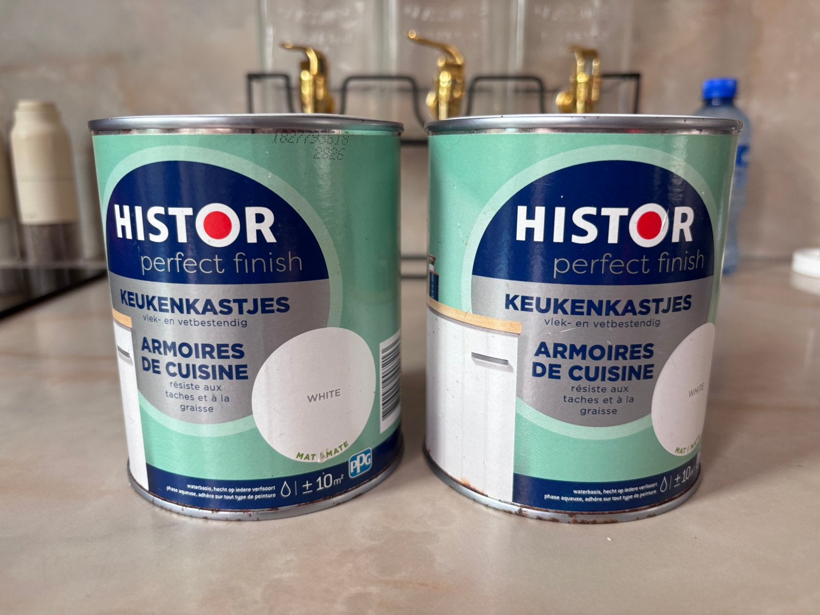 Histor perfect finish keukenkastjes | mat wit, Wit, Nieuw, Ophalen of Verzenden, Verf