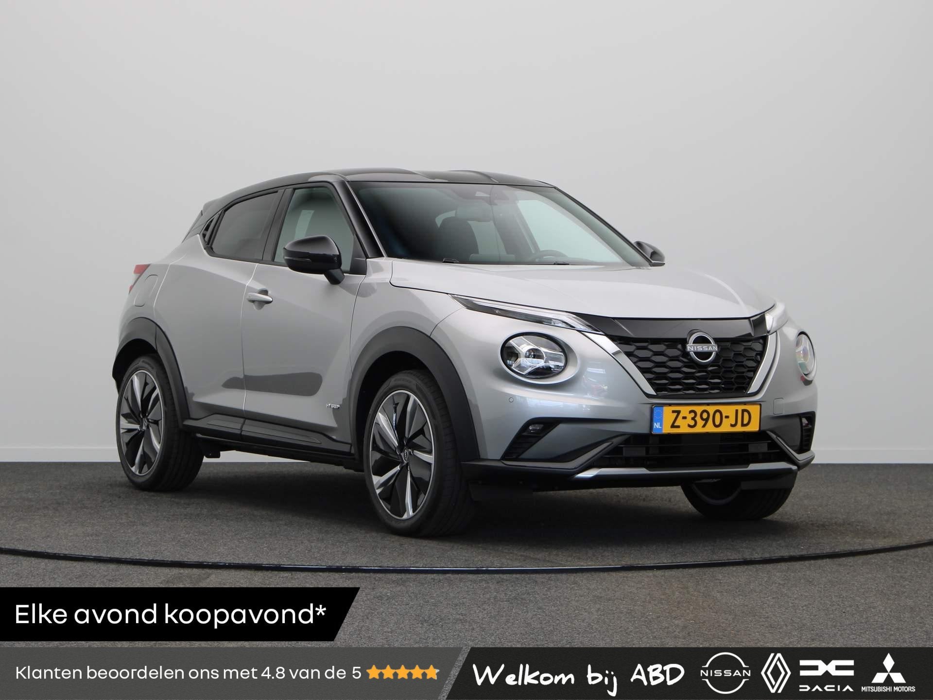Nissan Juke 145pk Hybrid N-Design | Demo Voordeel | Achterui, Auto's, Gebruikt, Origineel Nederlands, Bedrijf, Hybride Elektrisch/Benzine
