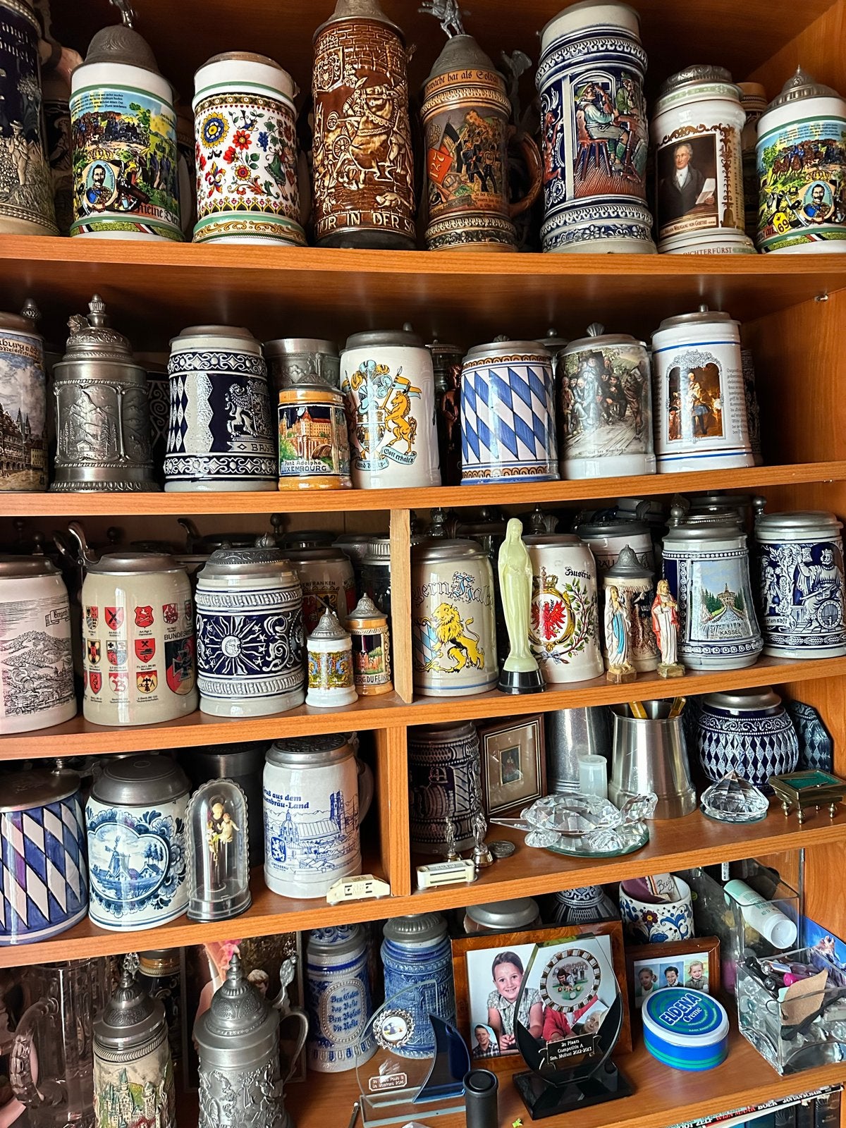 Unieke collectie bierpullen, Ophalen