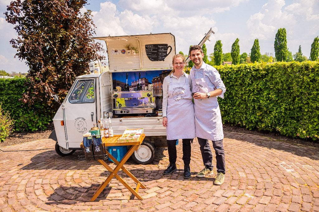 Bruiloft koffie bio locatie mobiele espressobar cappuccino, Ophalen of Verzenden, Nieuw