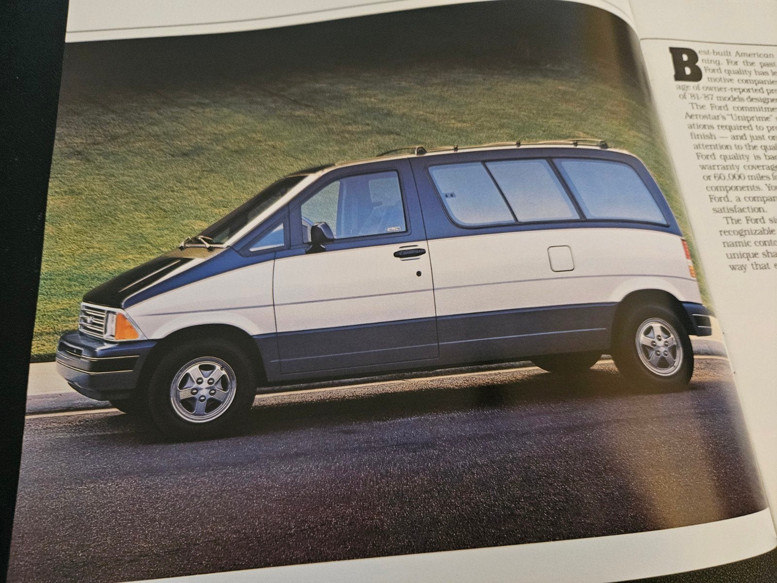 Brochure Ford Aerostar Wagon 1988 USA, Ophalen of Verzenden, Zo goed als nieuw, Ford