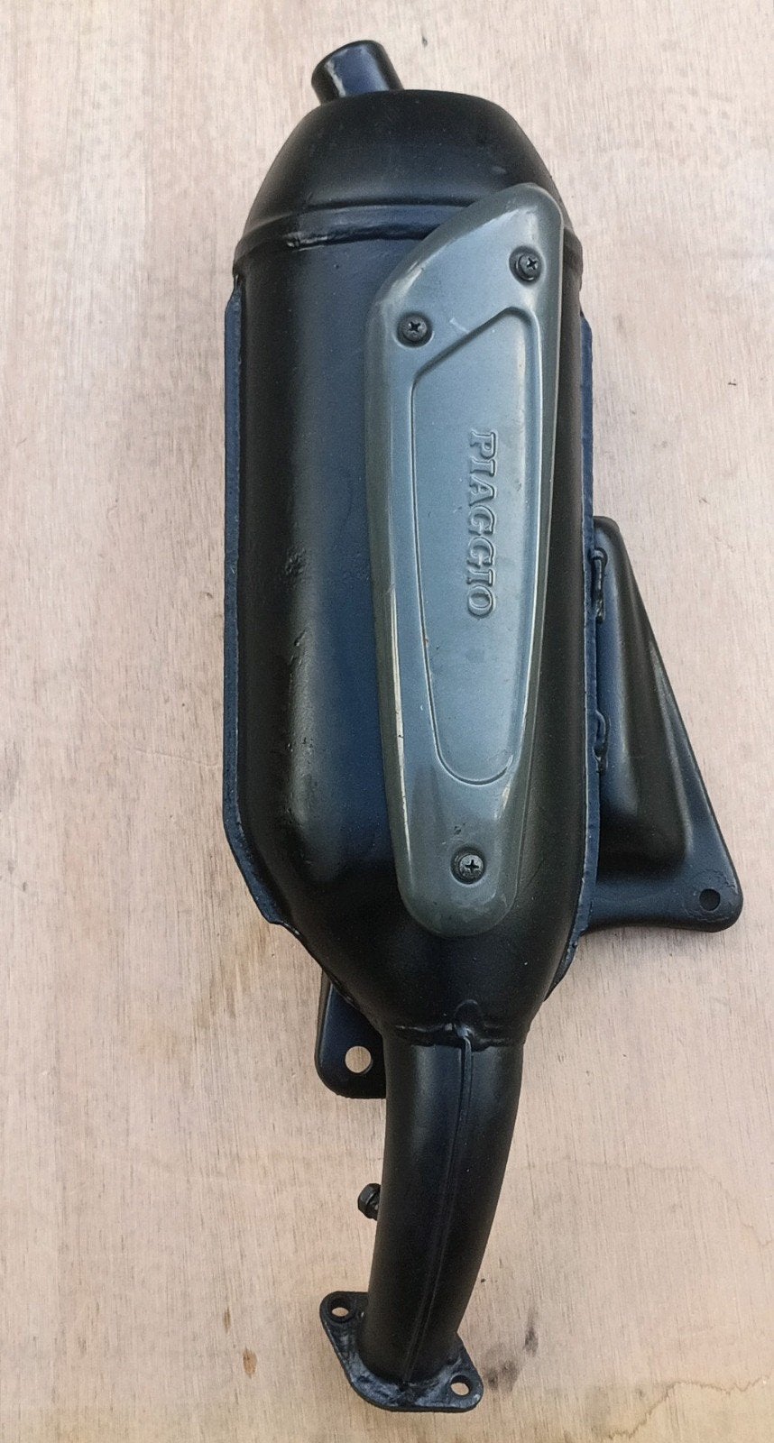 originele Piaggio uitlaat 125 180 2t geen rammelen, Ophalen of Verzenden