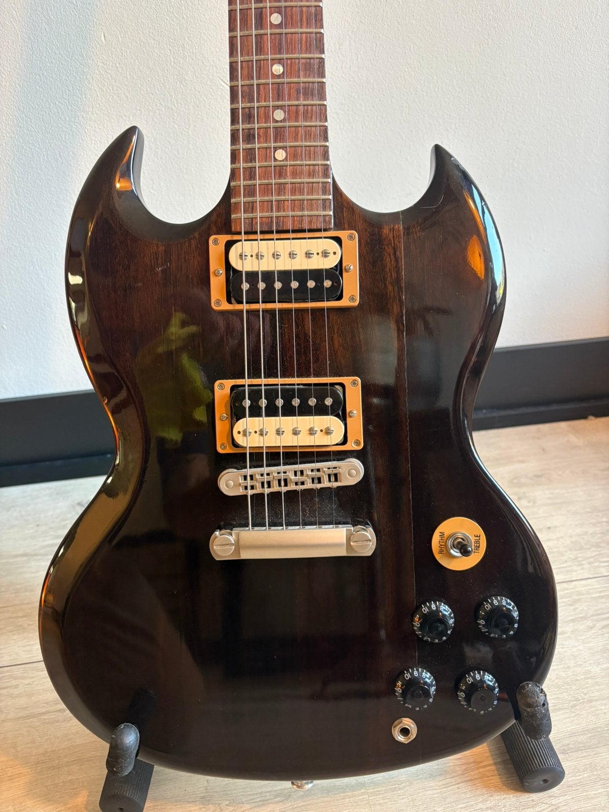 Gibson SG Special 2015 100th Anniversary Translucent Ebony, Ophalen, Gebruikt, Solid body, Gibson