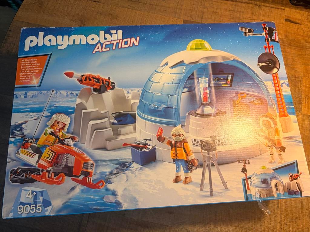Playmobil Hoofdkwartier Poolexpeditie 9055 compleet!, Kinderen en Baby's, Speelgoed | Playmobil, Ophalen of Verzenden, Zo goed als nieuw