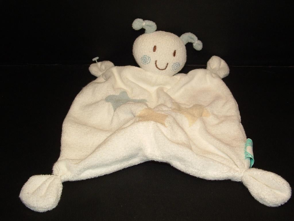 ETOS LITTLE SURPRISE POPJE KNUFFELDOEKJE BADSTOF WIT, Ophalen of Verzenden, Nieuw, Overige typen