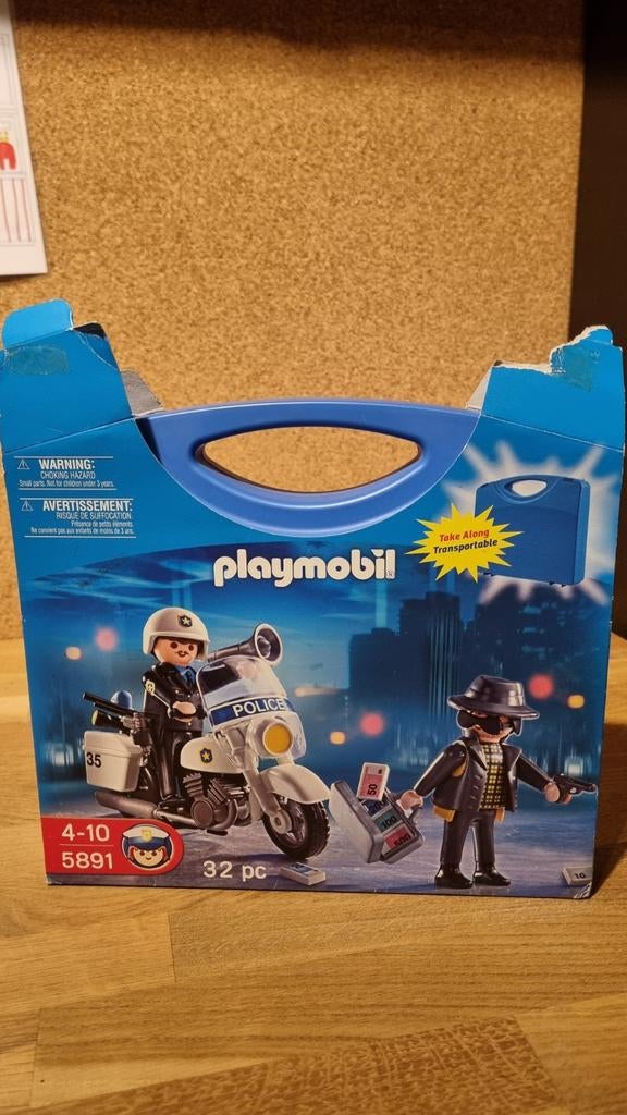 Playmobil Politie Vakantiekoffer - Set 5891, Ophalen of Verzenden