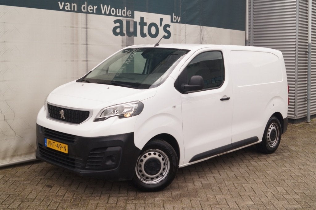 Peugeot Expert 1.5 BlueHDI 120pk Compact Premium -AIRCO-PDC-, Gebruikt, Euro 6, 4 cilinders, Leder en Stof