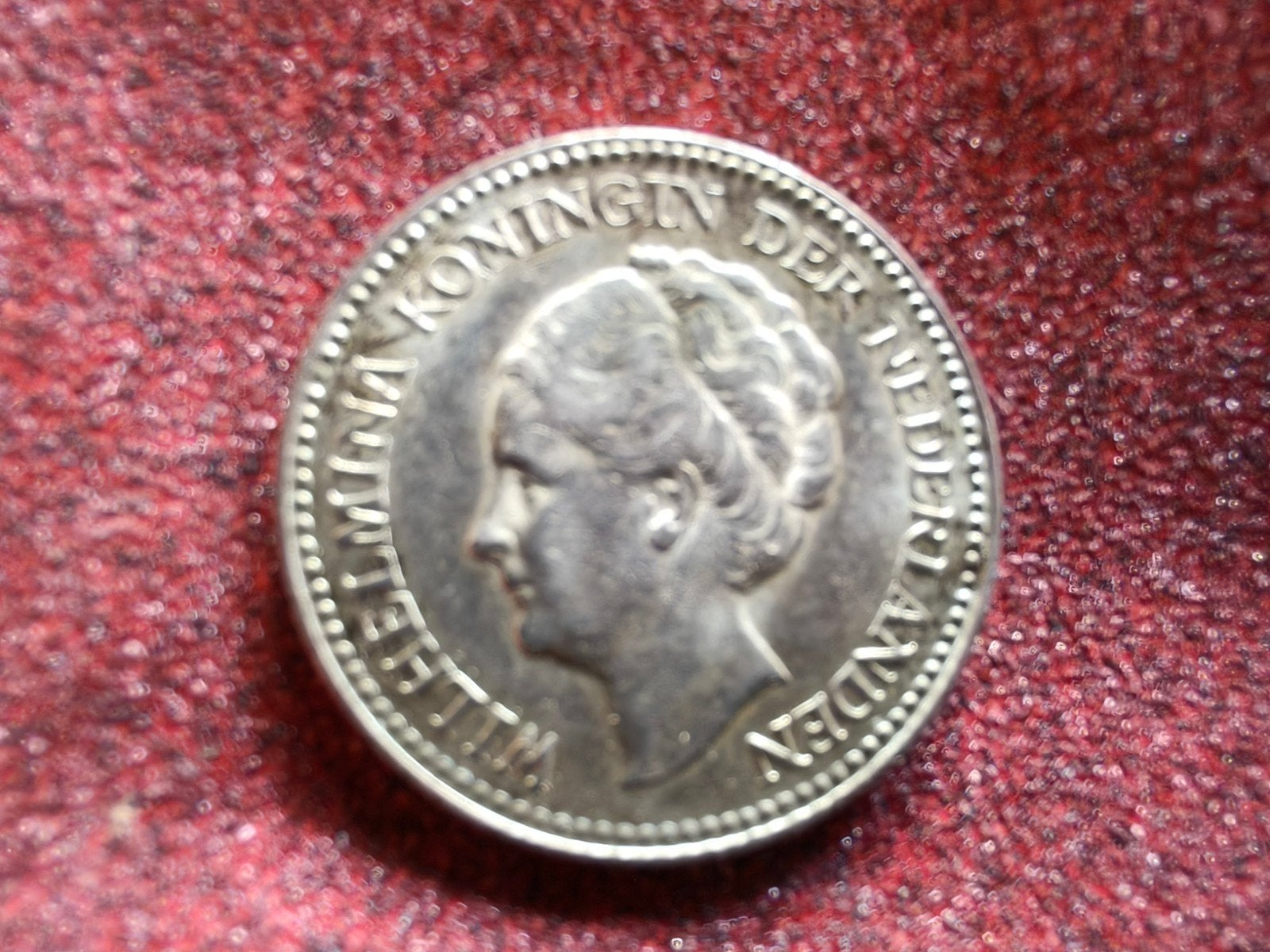 Zilveren halve gulden 1930 Koningin Wilhelmina, ½ gulden, Zilver, Ophalen of Verzenden, Koningin Wilhelmina