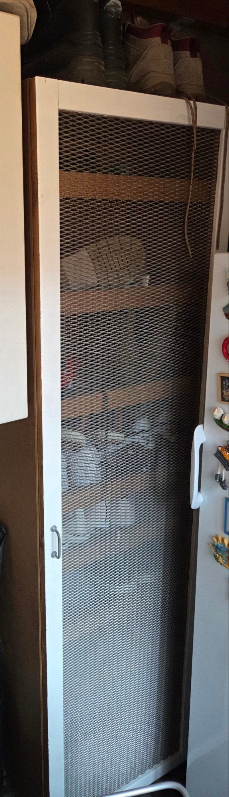 Vintage IKEA schoenenkast - 198x50x36cm, Ophalen, Gebruikt, Vintage, Scandinavisch