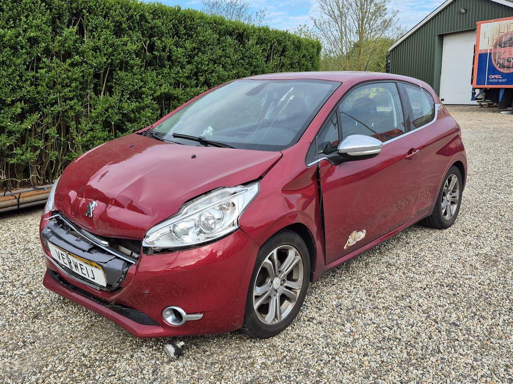 PEUGEOT 208 1.4 VTi 95PK 3Drs Allure | Schade! | Airco | Cru, Voorwielaandrijving, Euro 5, Automatische klimaatregeling, Leder en Stof