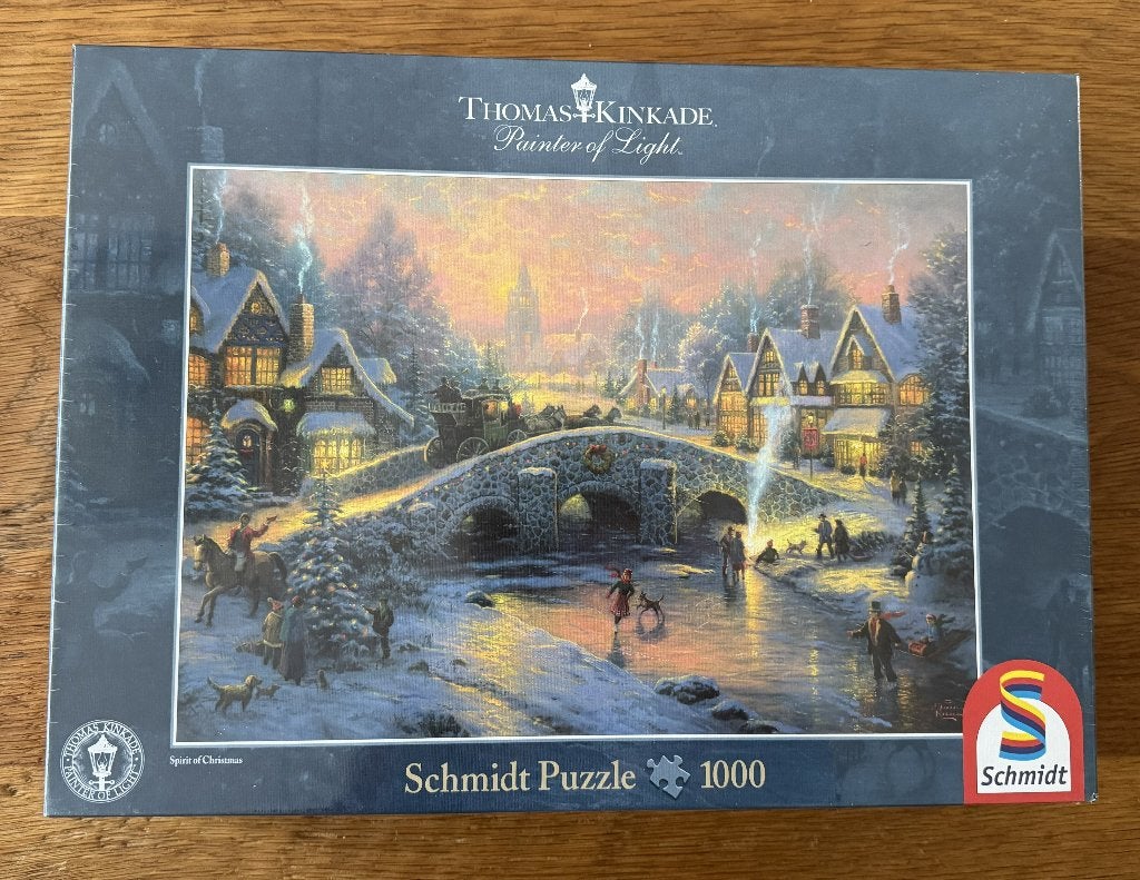 Schmidt Legpuzzel Thomas Kinkade 1000 stukjes - NIEUW, Ophalen of Verzenden, 500 t/m 1500 stukjes, Nieuw, Legpuzzel