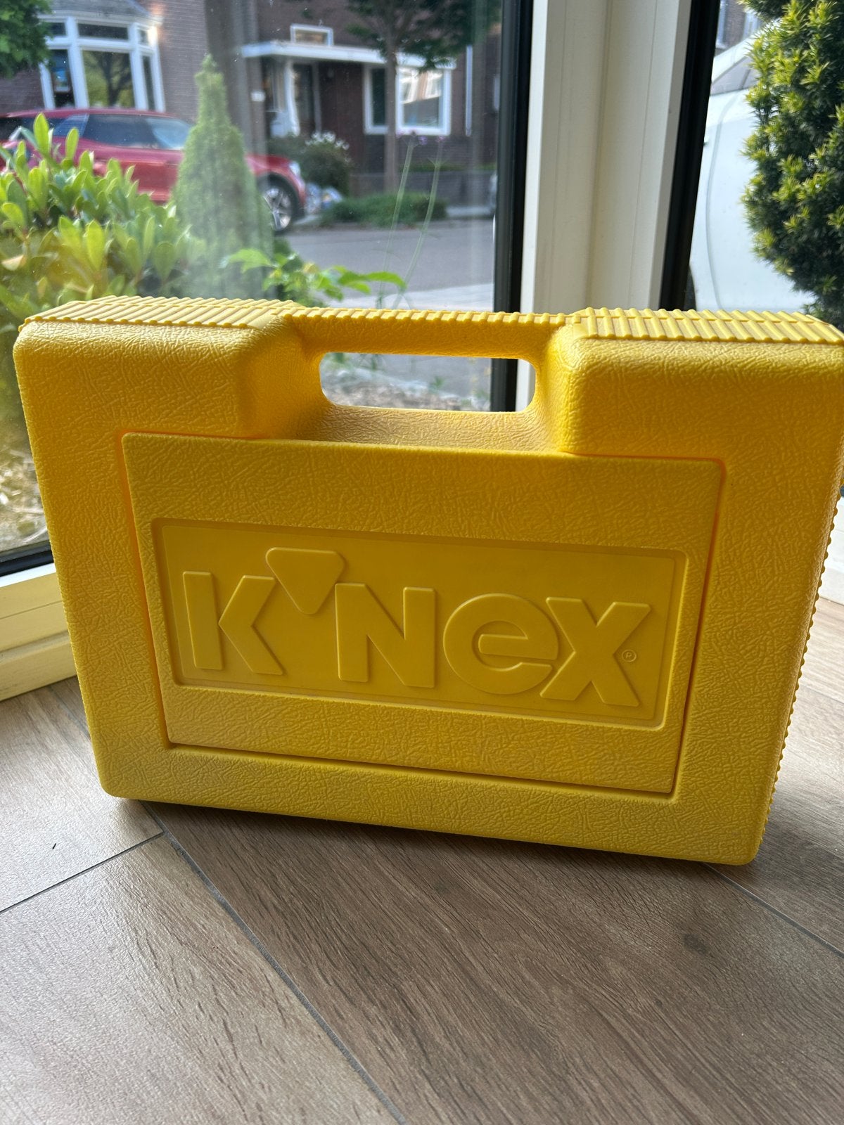 K'nex bouwset in handige koffer met instructieboekje, Ophalen of Verzenden, Gebruikt, K'nex