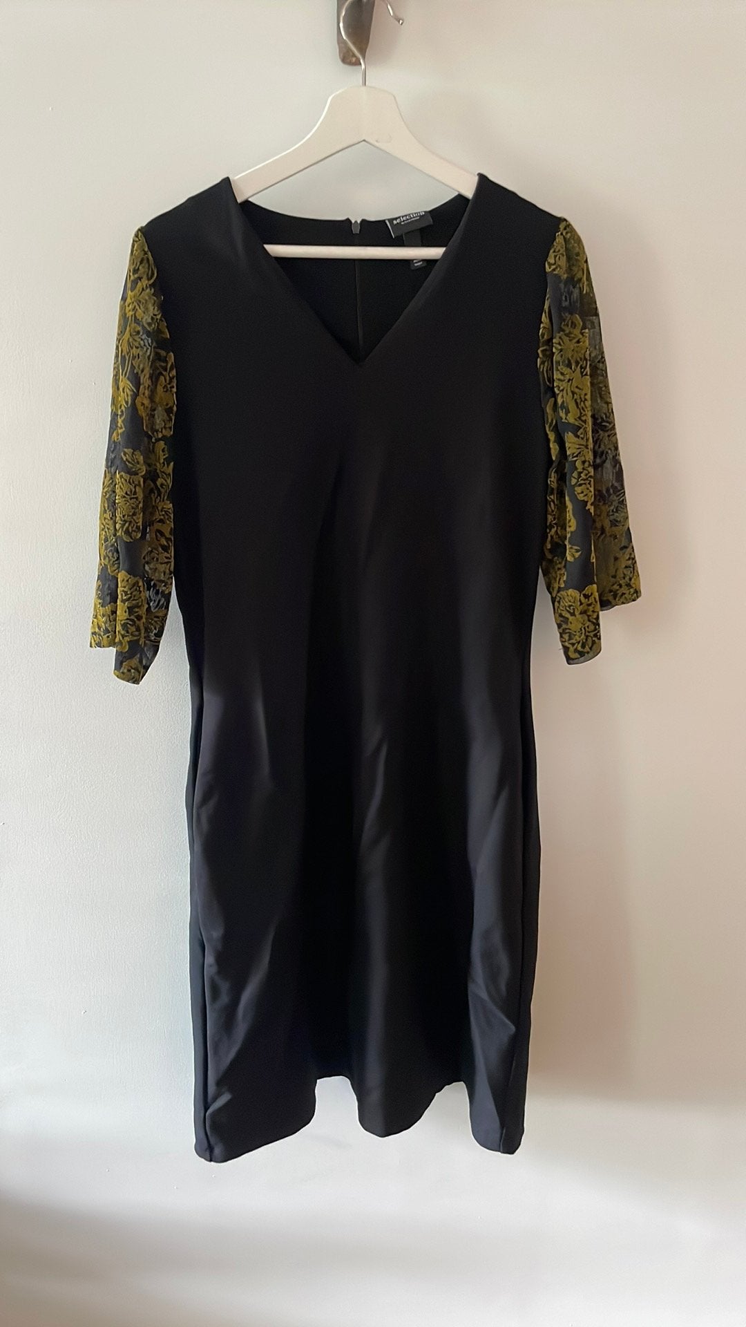 Zgan zwarte jurk van the Luxury Selection by Ulla Popken, Zwart, Maat 42/44 (L), Ophalen of Verzenden, Zo goed als nieuw
