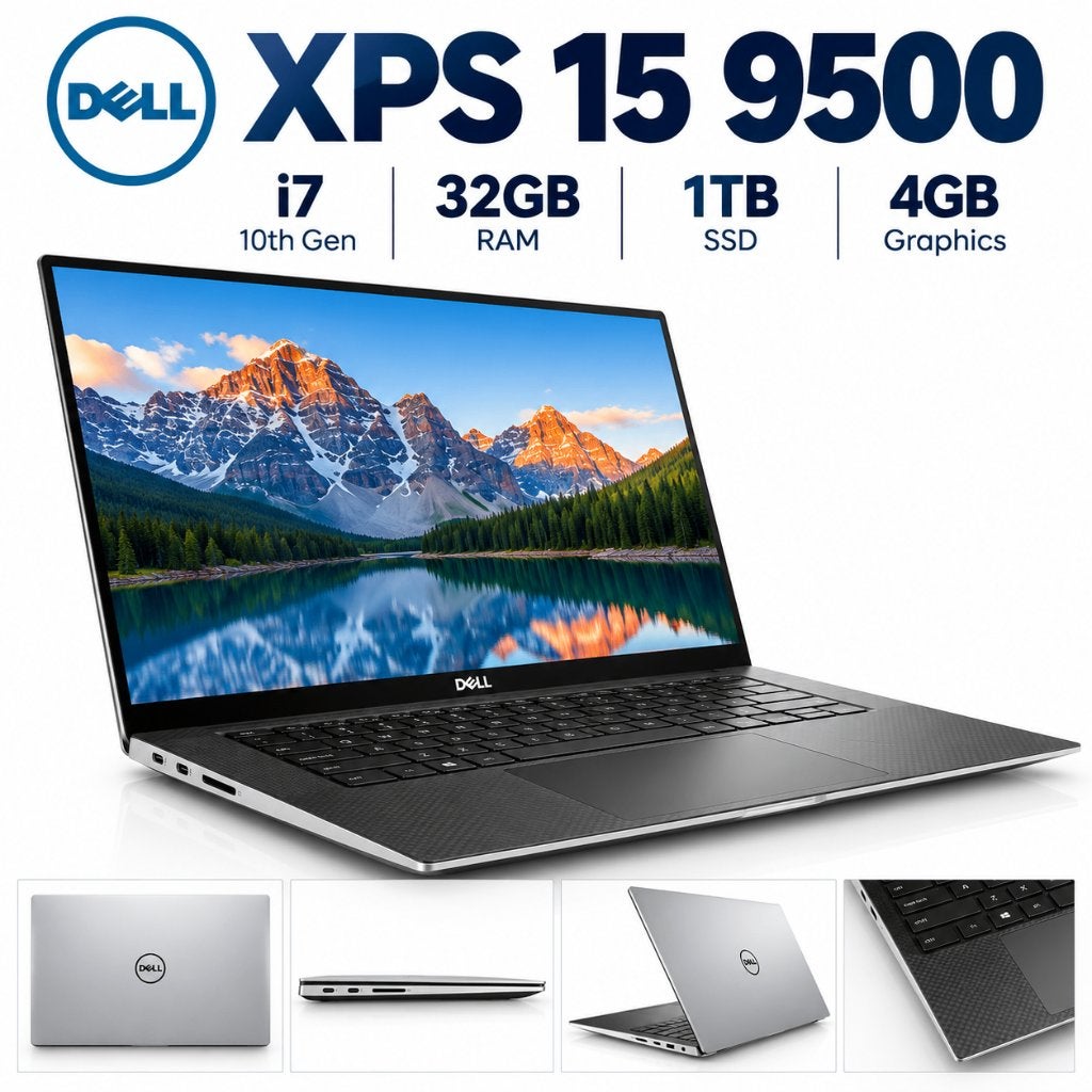Dell XPS 15 9500 – i7-10 gen | 32GB | 1TB SSD | 4GB Graphics, Ophalen of Verzenden, Zo goed als nieuw