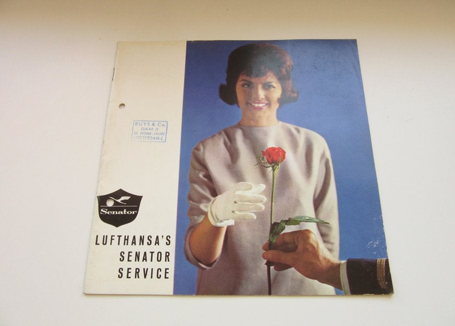 Lufthansa brochure Lufthansa's senator service, Verzenden, Gebruikt, Overige typen