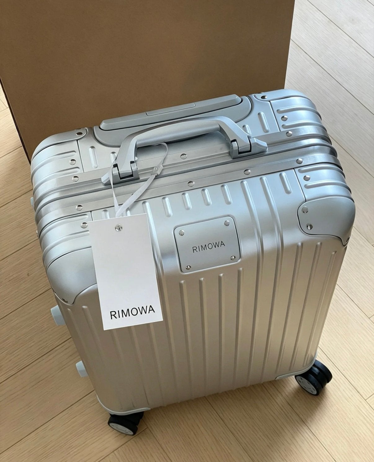 Rimowa koffer Silver, 50 tot 60 cm, Hard kunststof, Ophalen of Verzenden, Zo goed als nieuw