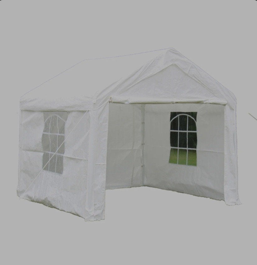 Cranenbroek Paviljoen Belzo 3x3m Wit, Tuin en Terras, Minder dan 4 meter, Zo goed als nieuw, Paviljoen, 2 meter of meer