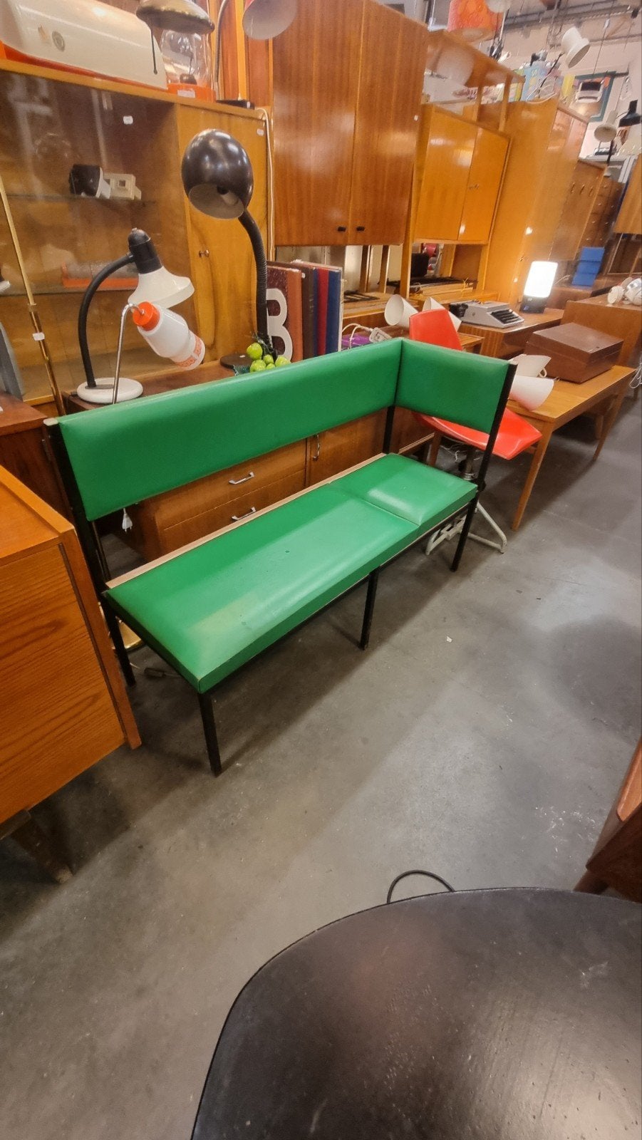 vintage bankje jaren 70, Ophalen of Verzenden