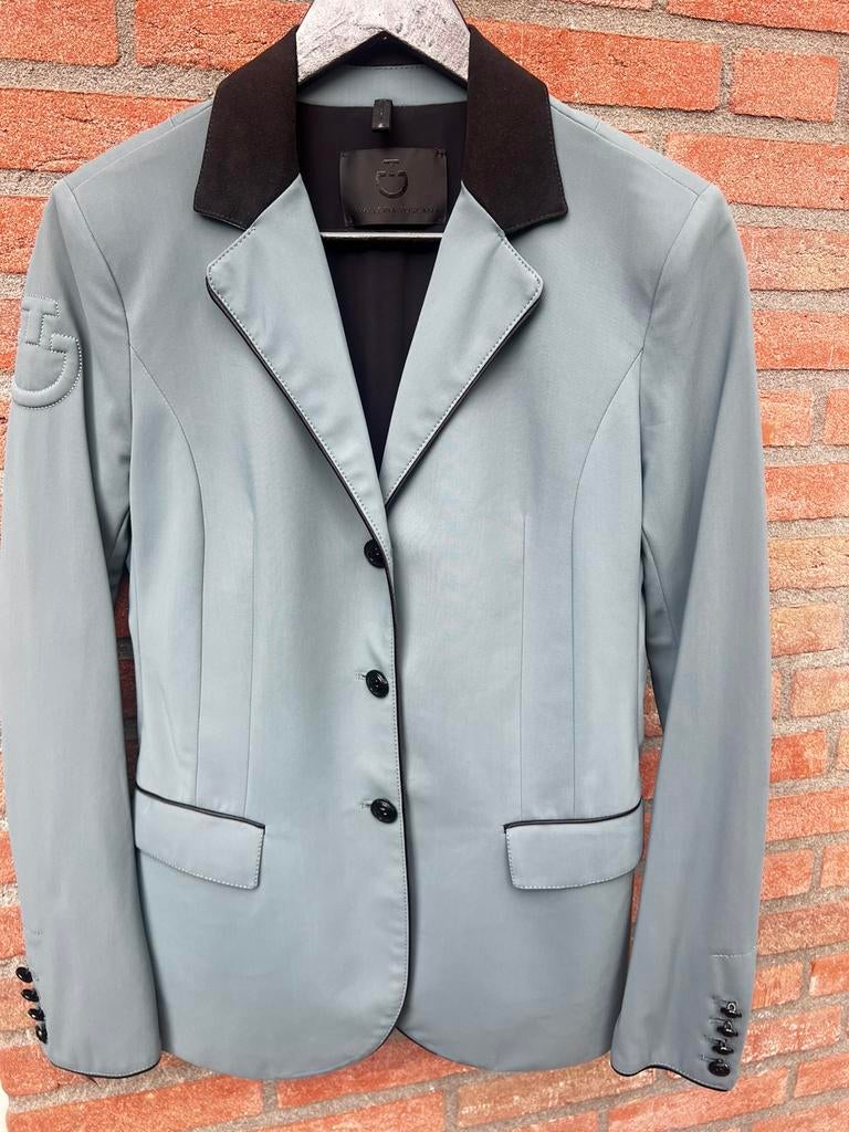 Blauw/groen Cavalleria Toscana wedstrijdjasje, Ophalen of Verzenden, Zo goed als nieuw, Dressuur, Bovenkleding
