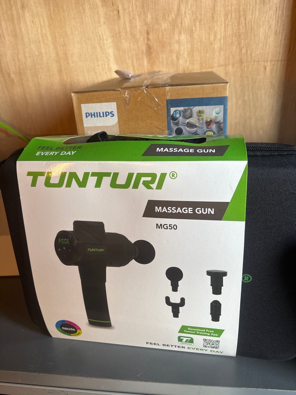 Tunturi MG50 Massage Gun - Nieuw in doos, Ophalen, Nieuw, Apparaat