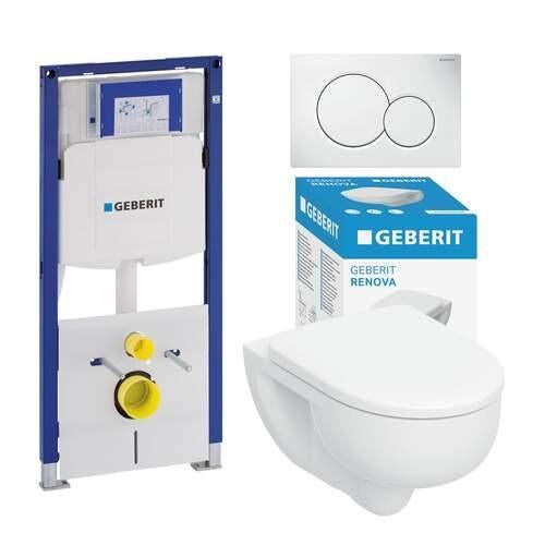 Geberit Pack+ met Renova Turboflush wandcloset en UP320, Verzenden, Nieuw, Toilet