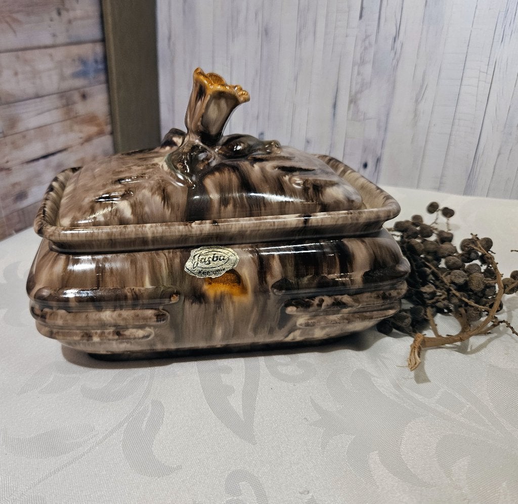 Vintage Jasba Keramik Bonbonnière (Model 25) – West Germany, Antiek en Kunst, Ophalen of Verzenden
