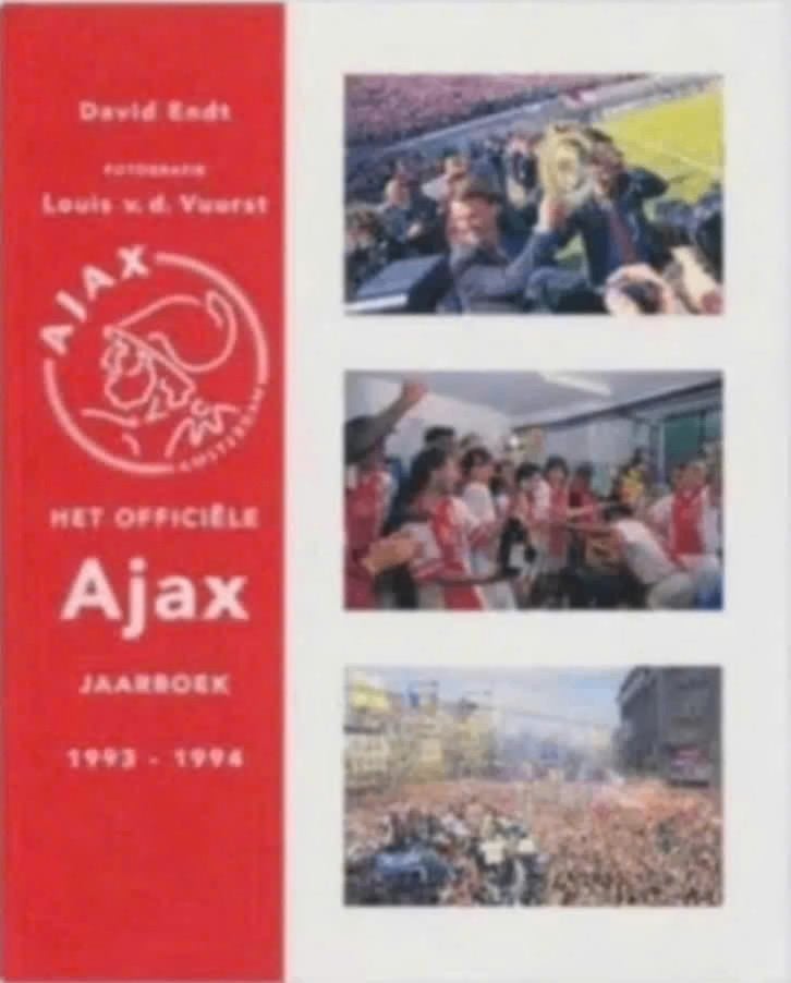 Het Officiële Ajax Jaarboek 1993-1994, Ophalen of Verzenden, Zo goed als nieuw, Watersport en Hengelsport