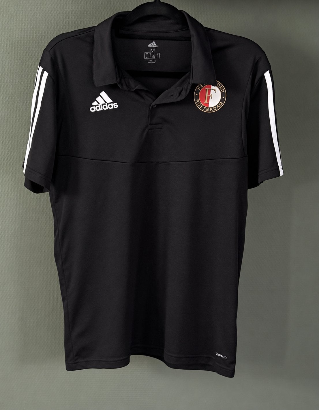 Feyenoord Adidas polo 2015/16 ClimaCool vintage M, Ophalen of Verzenden, Zo goed als nieuw, Shirt