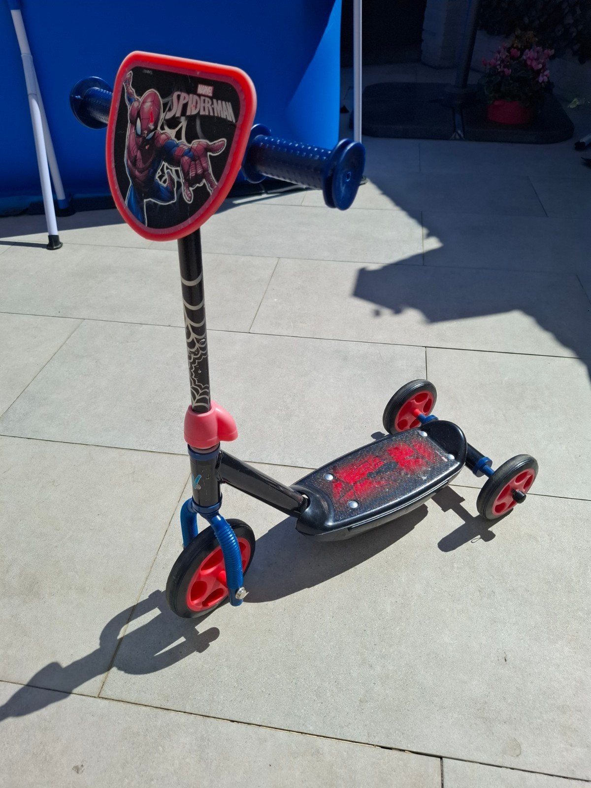 Spiderman 3-wieler step voor kinderen, Ophalen, Gebruikt, Gewone step