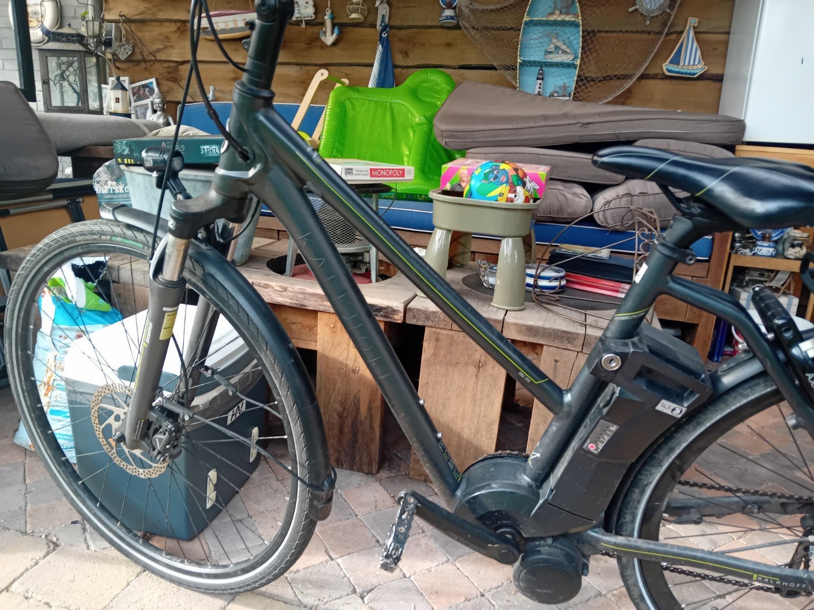 Kalkhoff E-bike met schijfremmen en verende voorvork, Ophalen of Verzenden, Gebruikt, Overige merken