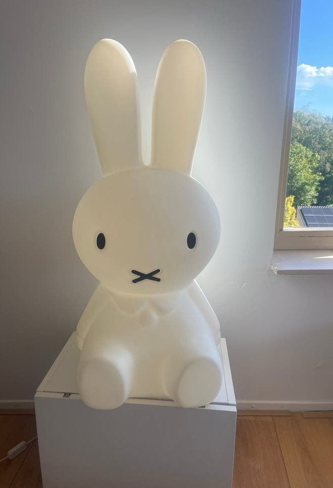 Miffy Lamp - Grote Nijntje Lamp 80 cm, Kunststof, Gebruikt, Overige fittingen, Ophalen of Verzenden