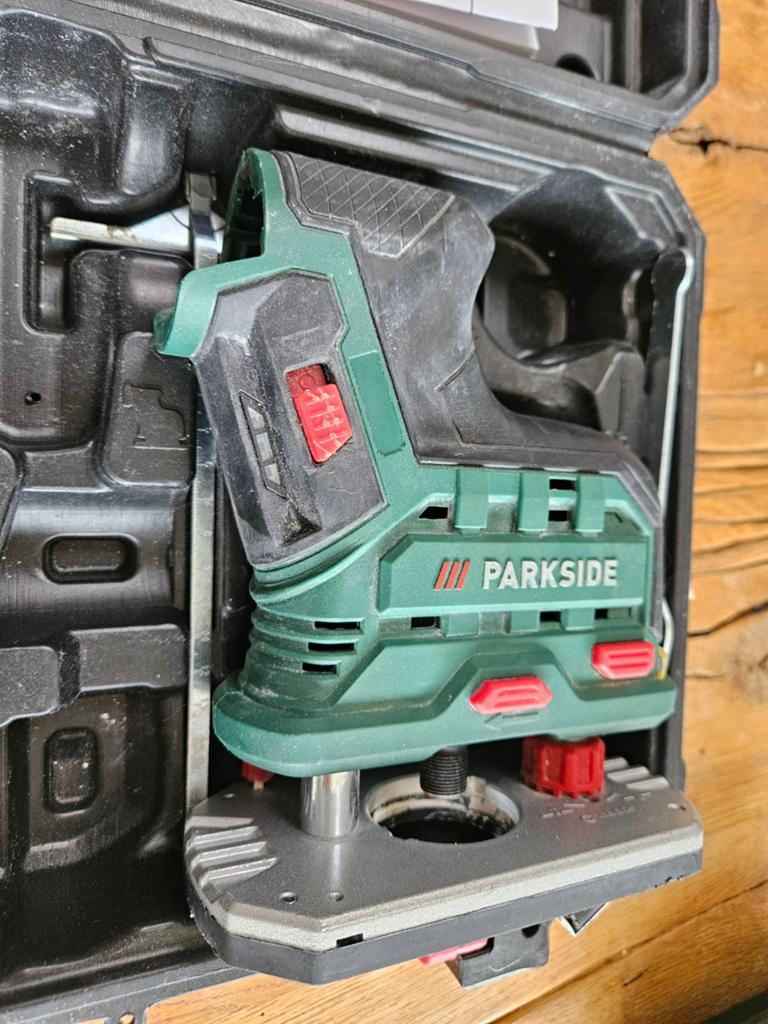 Parkside bovenfrees, Doe-het-zelf en Verbouw, Gereedschap | Freesmachines, Ophalen of Verzenden, Elektrisch, Bovenfrees