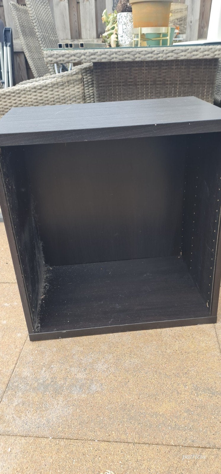 IKEA besta kast zwart, Ophalen, Gebruikt
