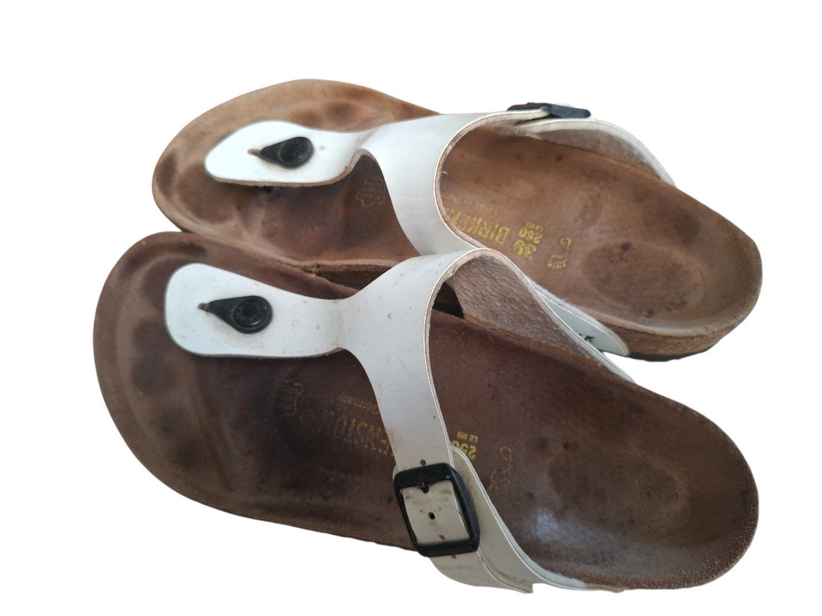 Birkenstock slippers maat 39, Kleding | Dames, Schoenen, Slippers, Wit, Ophalen of Verzenden, Gedragen